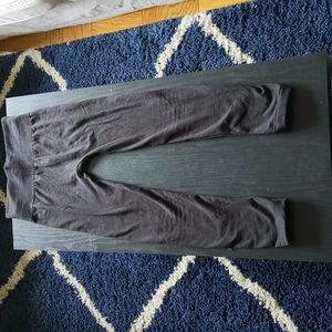 Fleece lined high waisted black leggings